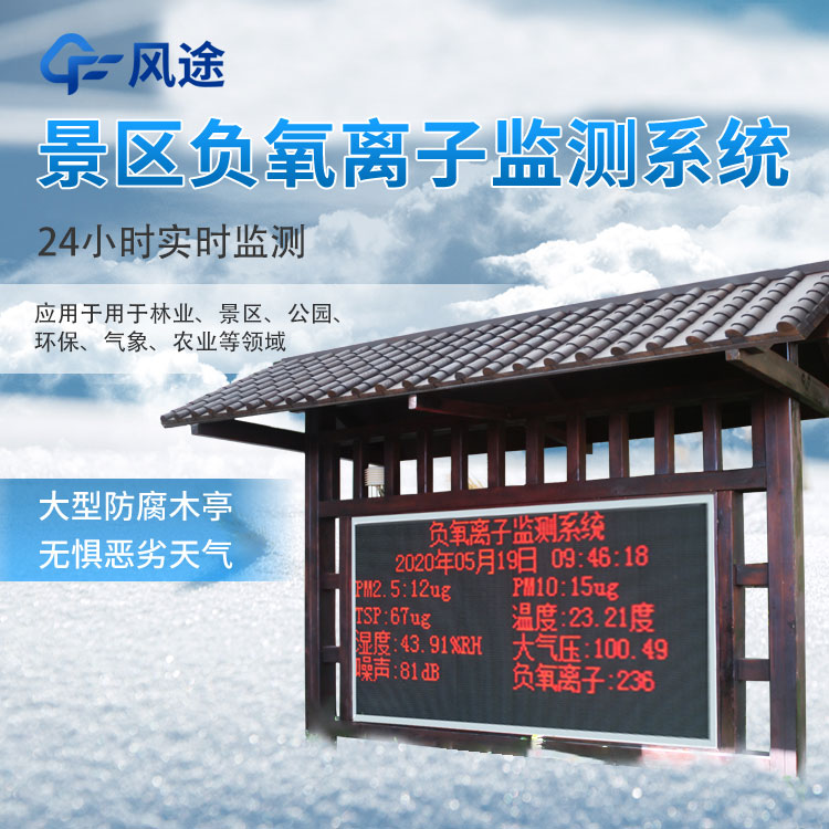 景區(qū)負(fù)氧離子監(jiān)測系統(tǒng)有什么用？